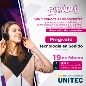 PLENUM Tecnologia en Producción de Sonido